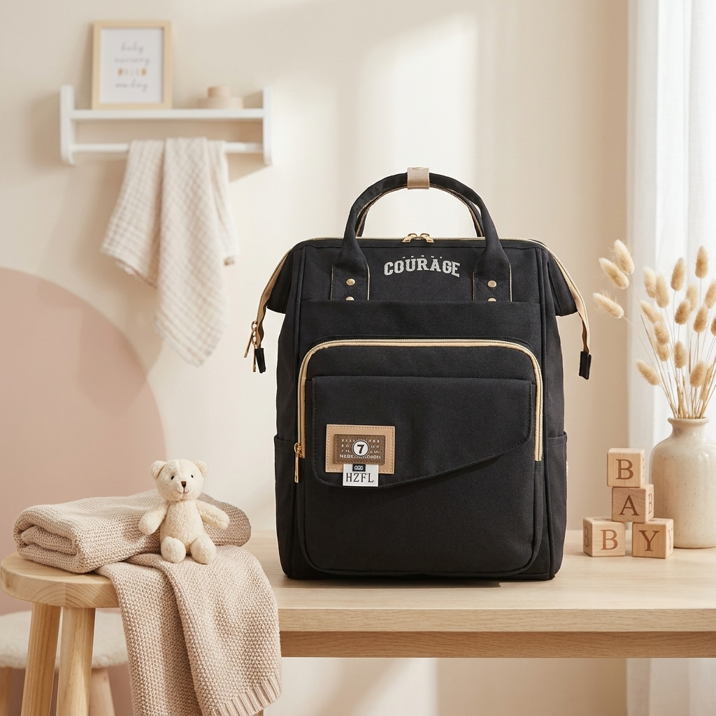 Premium Multi-Pocket Mommy Backpack Diaper Bag