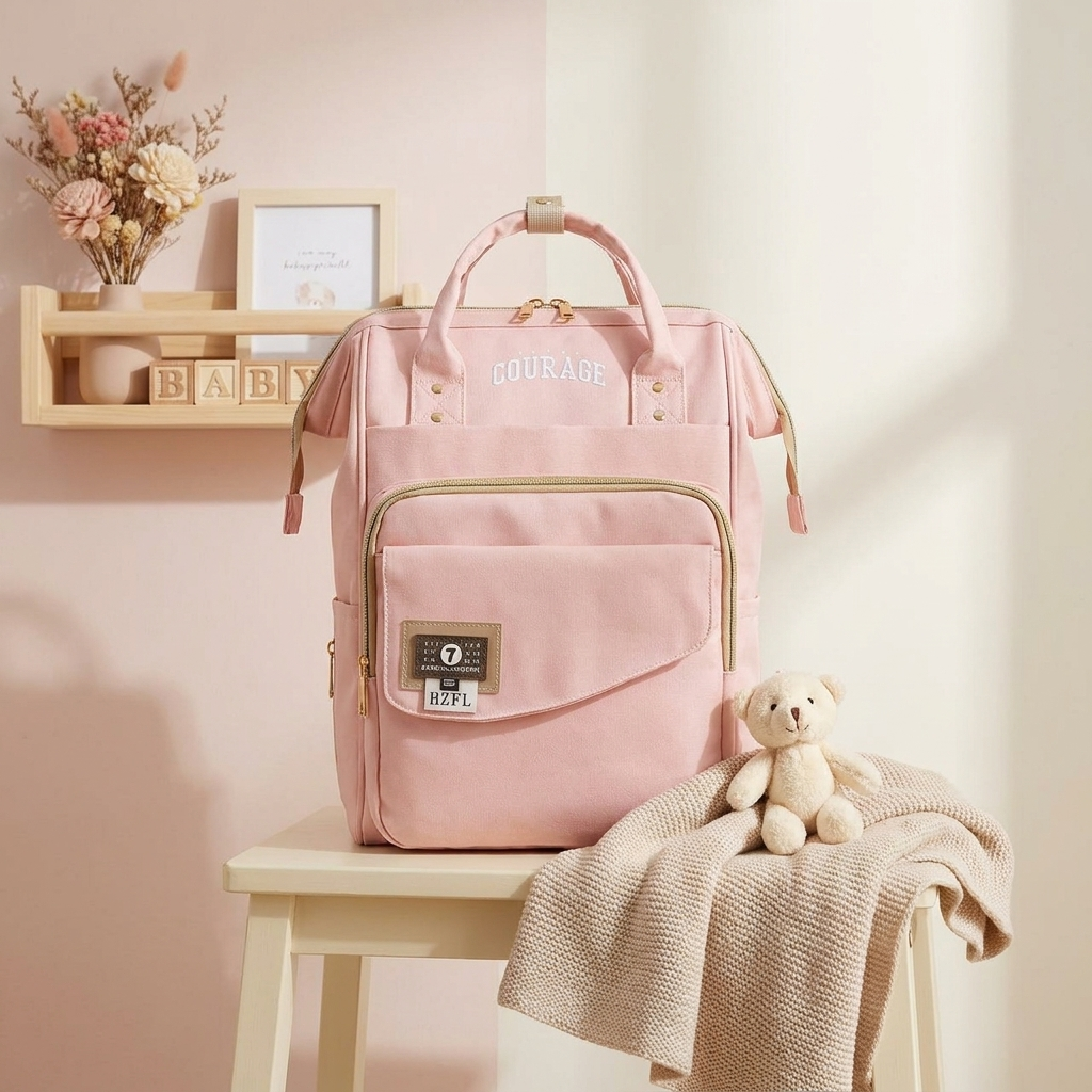 Premium Multi-Pocket Mommy Backpack Diaper Bag