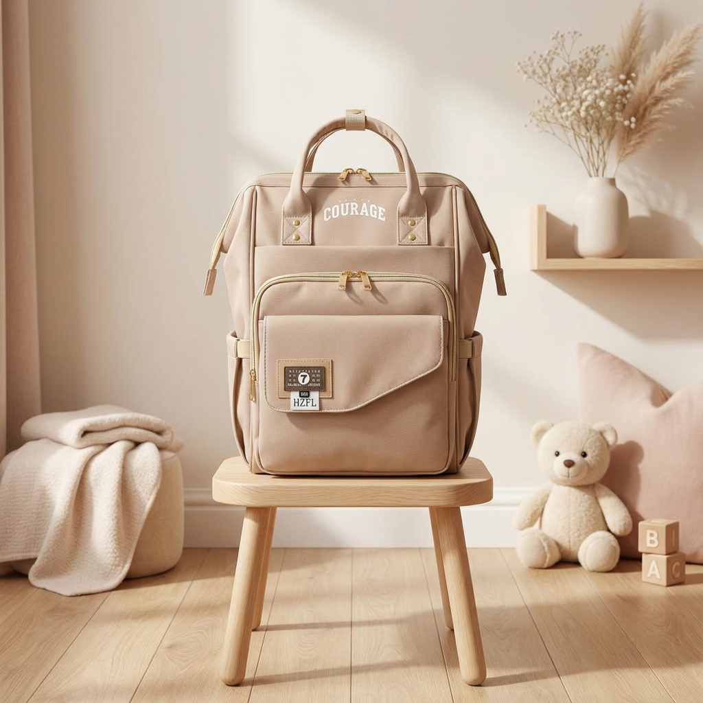 Premium Multi-Pocket Mommy Backpack Diaper Bag