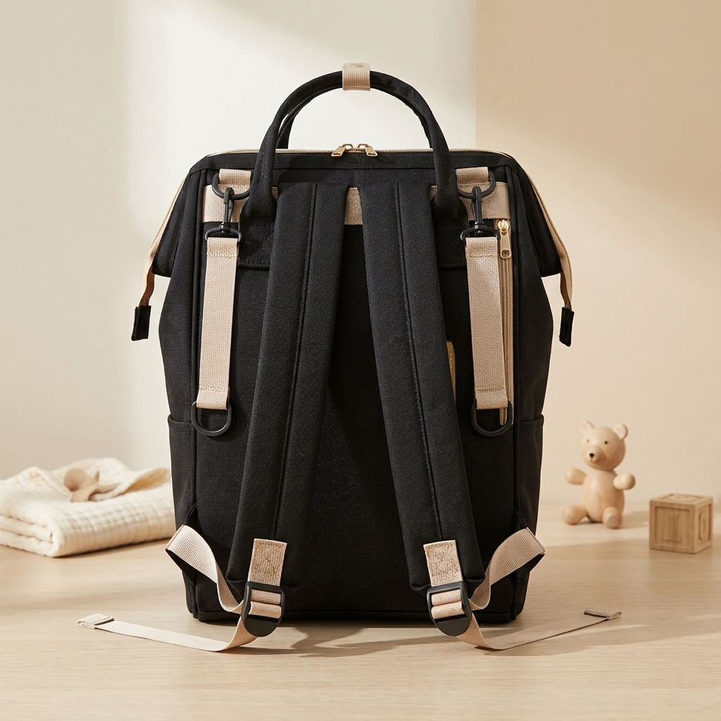 Premium Multi-Pocket Mommy Backpack Diaper Bag