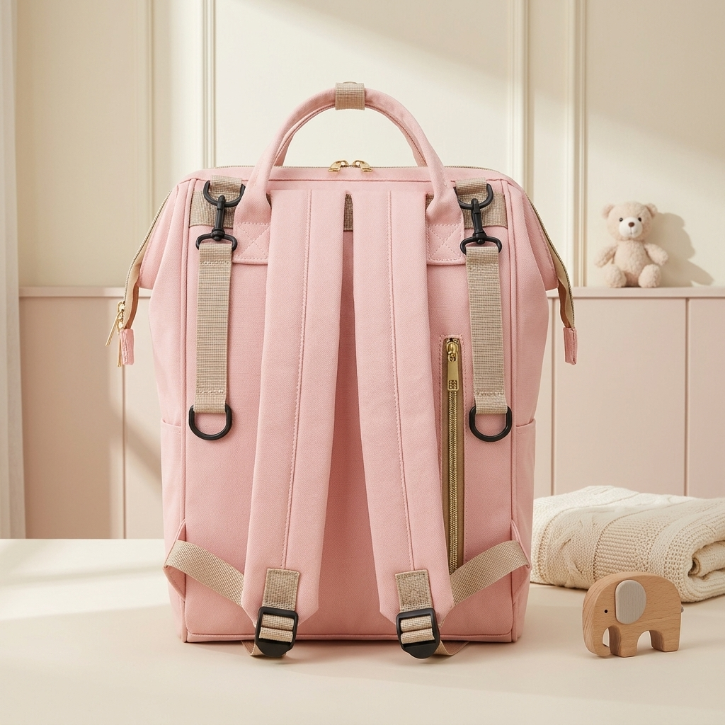 Premium Multi-Pocket Mommy Backpack Diaper Bag