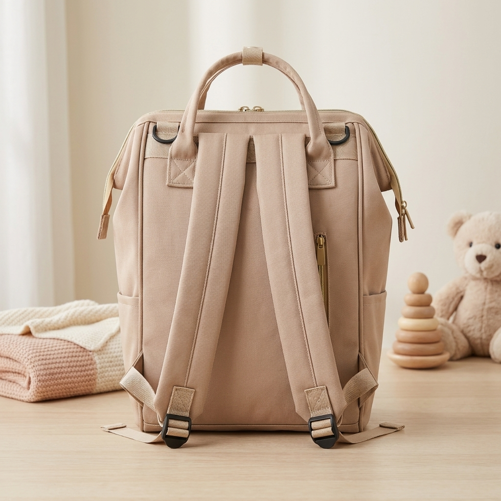 Premium Multi-Pocket Mommy Backpack Diaper Bag