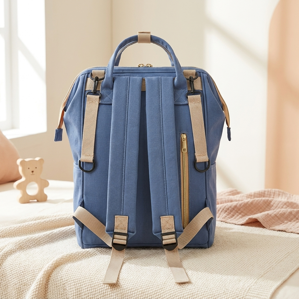 Premium Multi-Pocket Mommy Backpack Diaper Bag