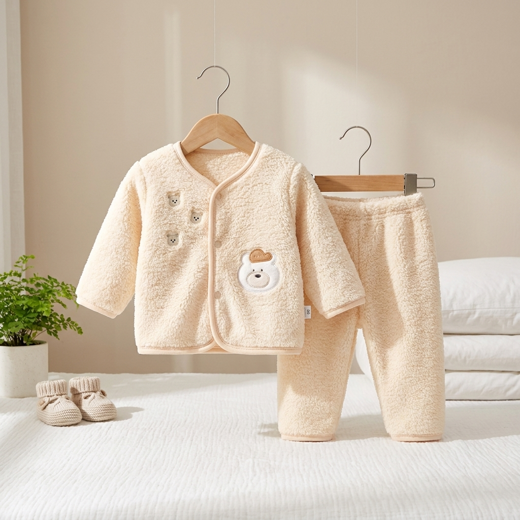 Premium Teddy Fleece Winter Baby Suit