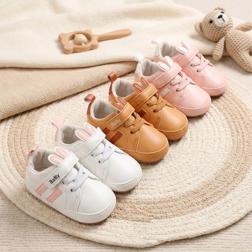 Baby Bunny Ear Casual Sneakers
