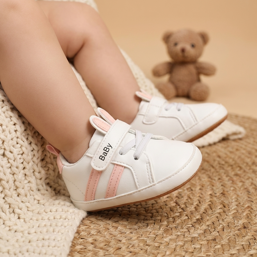 Baby Bunny Ear Casual Sneakers