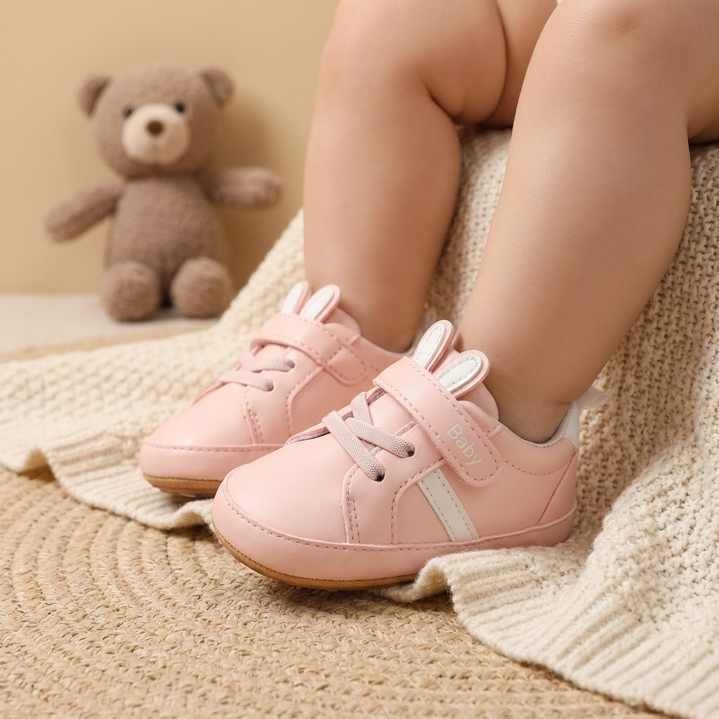 Baby Bunny Ear Casual Sneakers