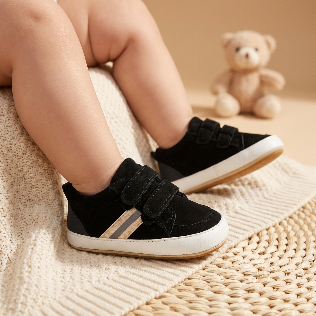 Baby Double Strap Casual Sneakers