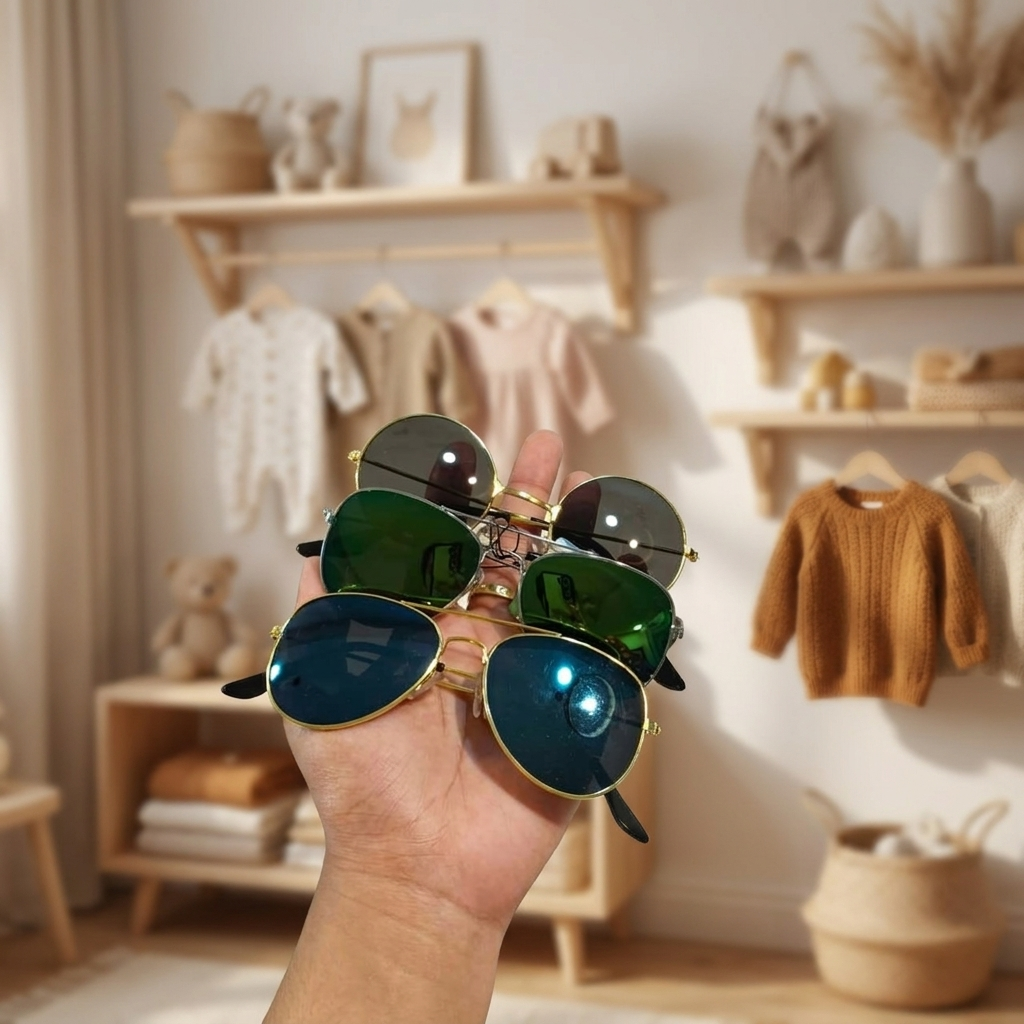 Kids Square UV400 Sunglasses