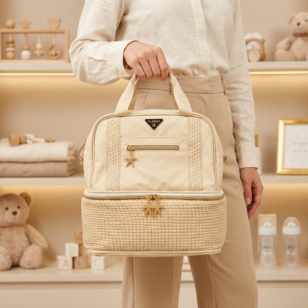 Premium Multi-Compartment Baby Diaper Bag