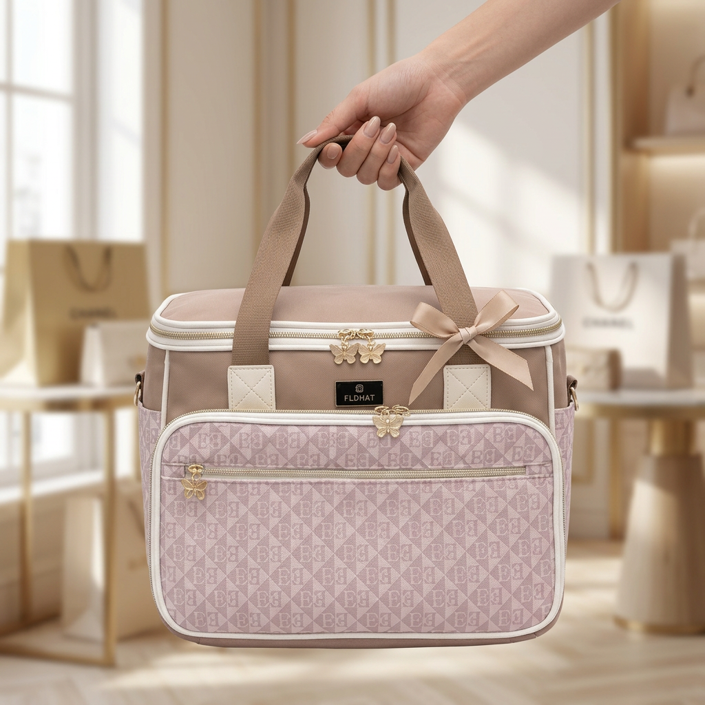 Premium Insulated Baby Cooler & Diaper Bag