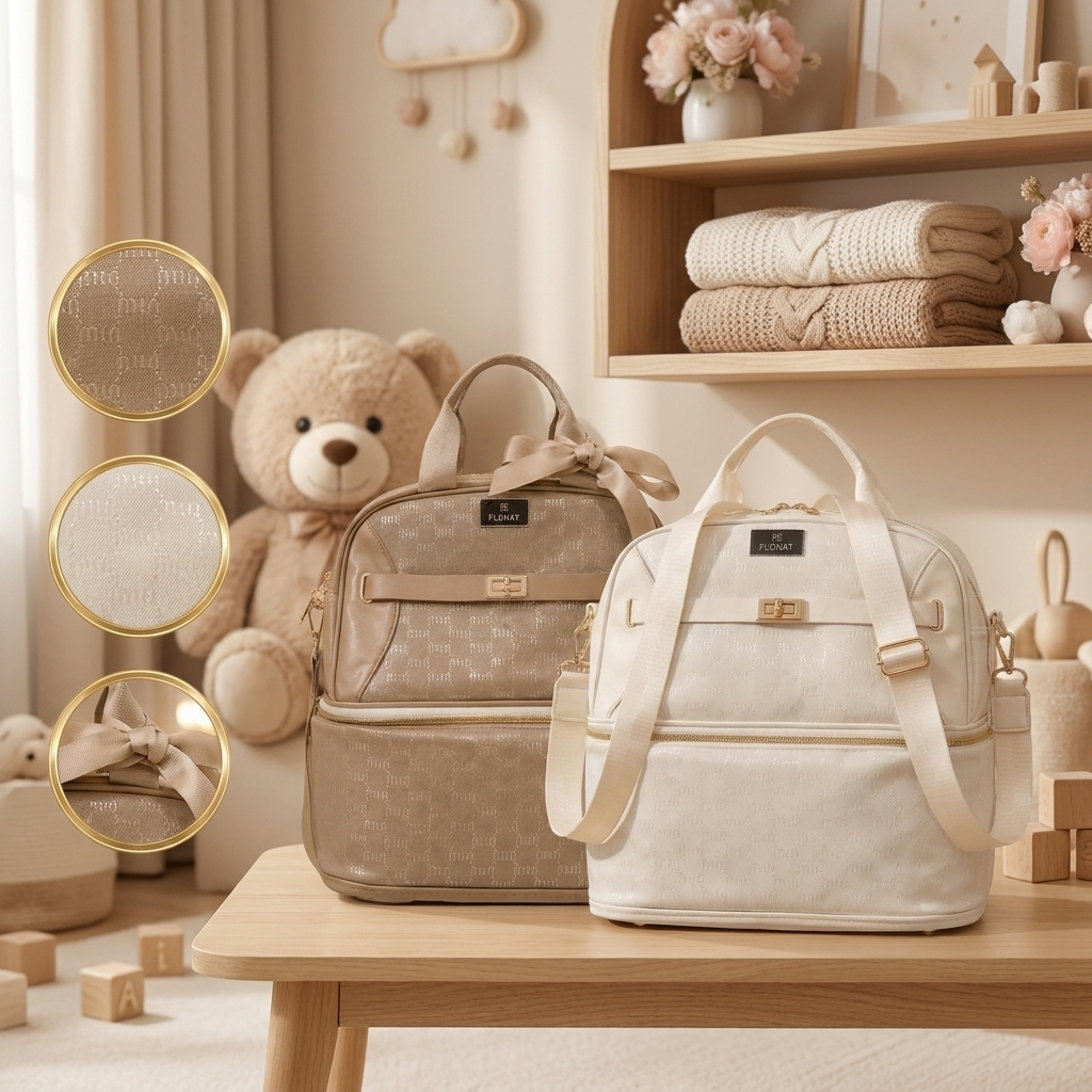 Luxury Insulated Baby Diaper & Cooler Bag
