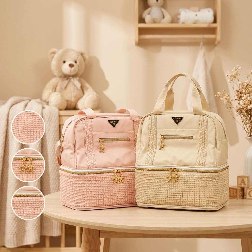 Premium Multi-Compartment Baby Diaper Bag