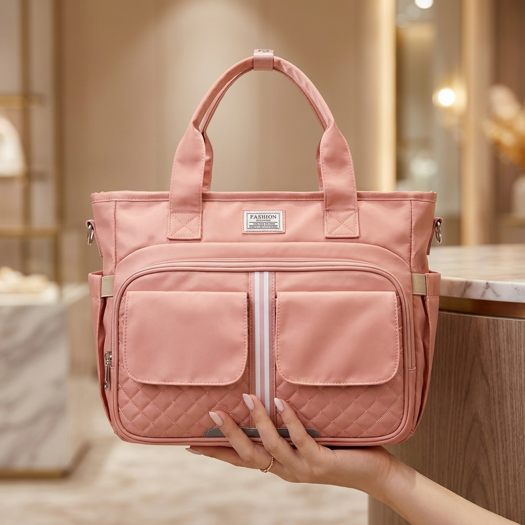 Premium Multi-Pocket Baby Diaper Bag