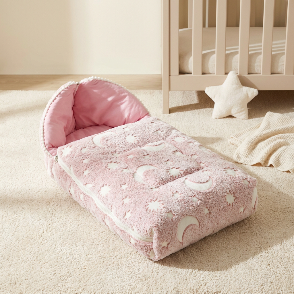 Soft Plush Baby Carry Nest & Sleeping Bag
