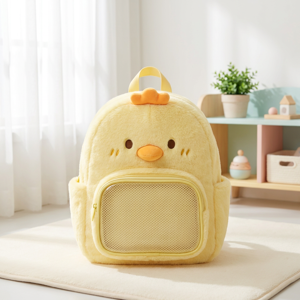 Cute Chick Plush Baby Backpack