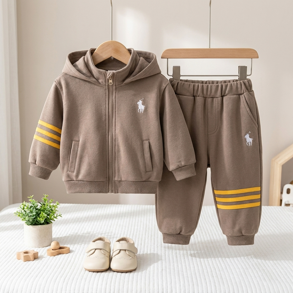 Boys Hooded Tracksuit 2-Piece Set