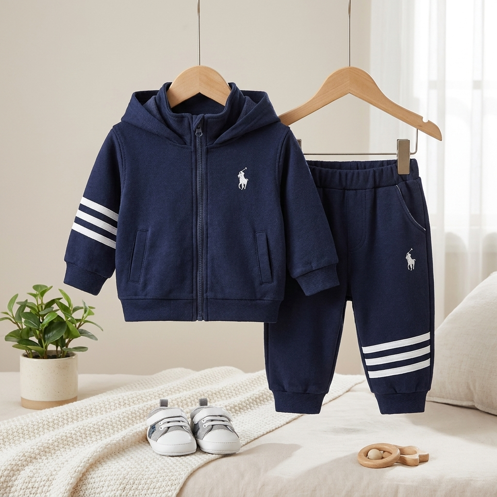 Boys Hooded Tracksuit 2-Piece Set