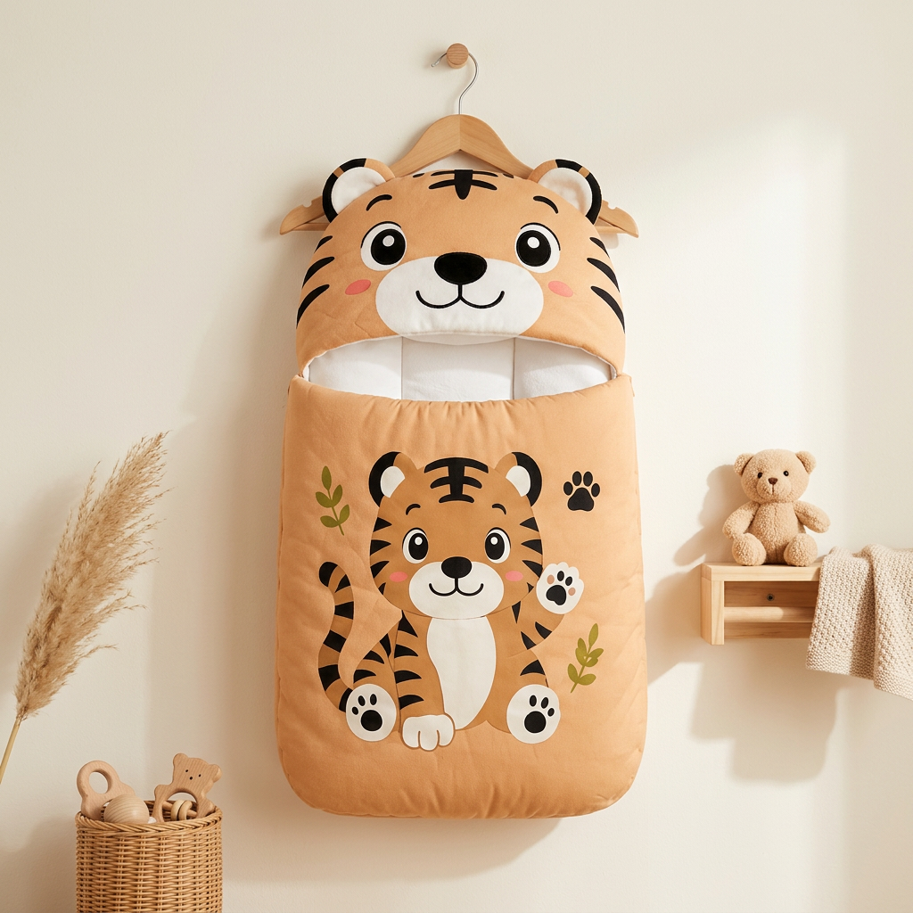 Baby Tiger Hooded Carry Nest – 4 Colors