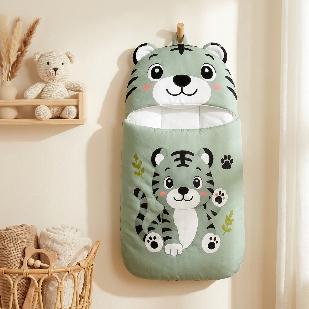 Baby Tiger Hooded Carry Nest – 4 Colors