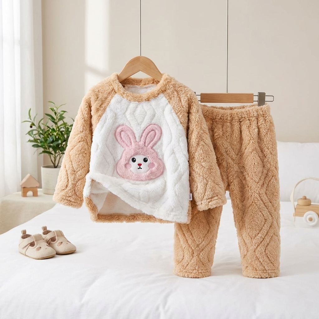 Baby Character Plush Winter 2-Piece Set