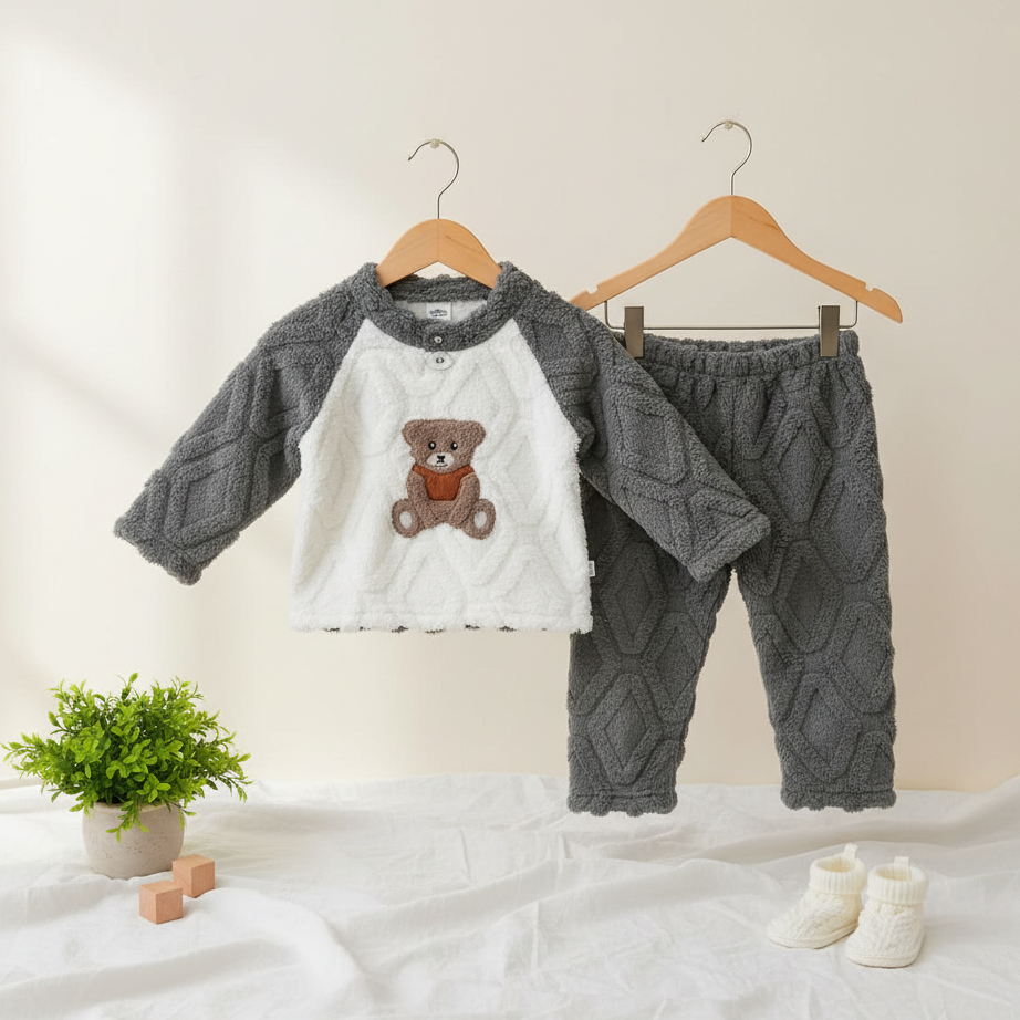Baby Character Plush Winter 2-Piece Set