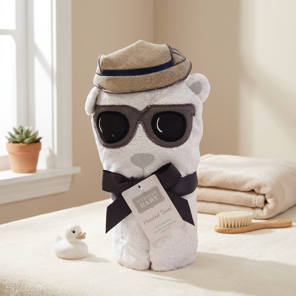 Character Hooded Baby Towel – 4 Designs