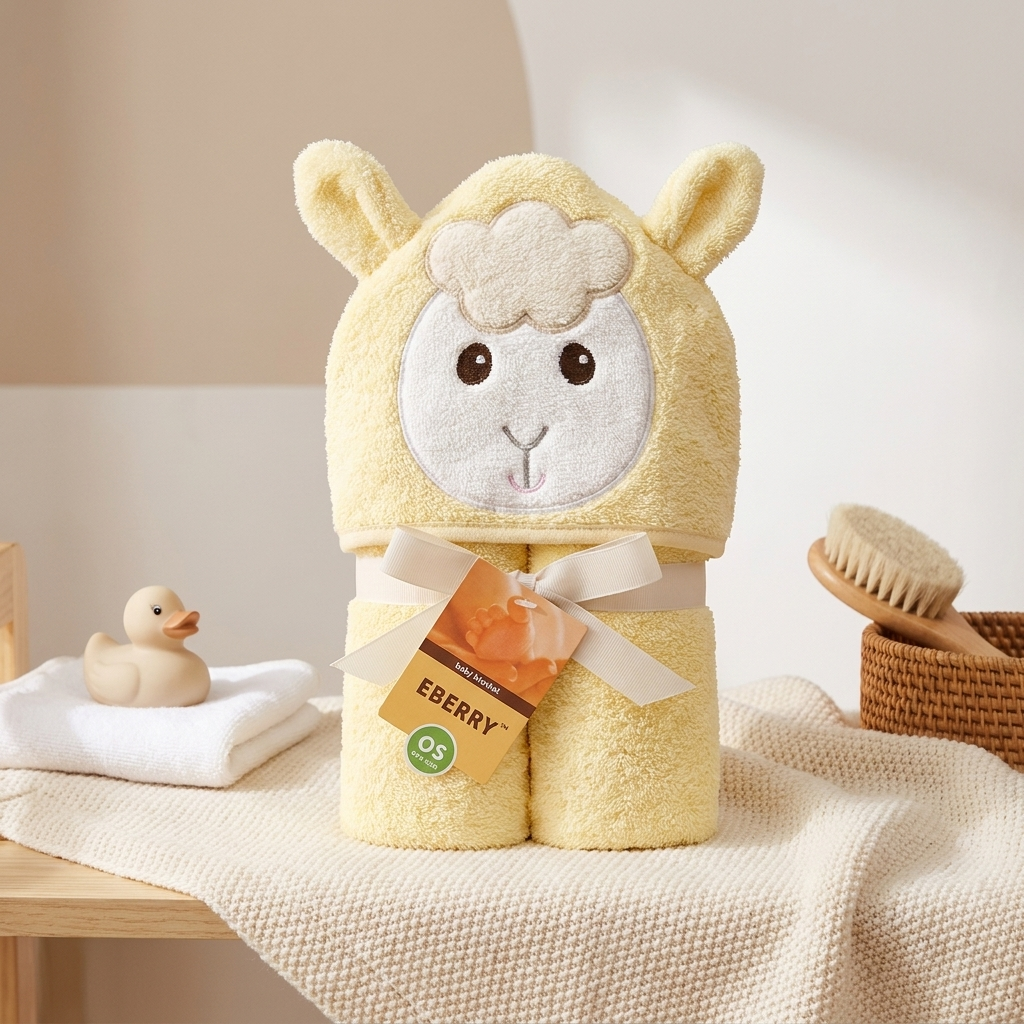 Character Hooded Baby Towel – 4 Designs
