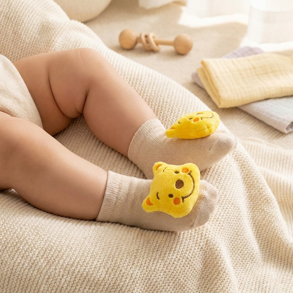 Cute Character Baby Ankle Socks – 9 Designs (3M TO 2YR)