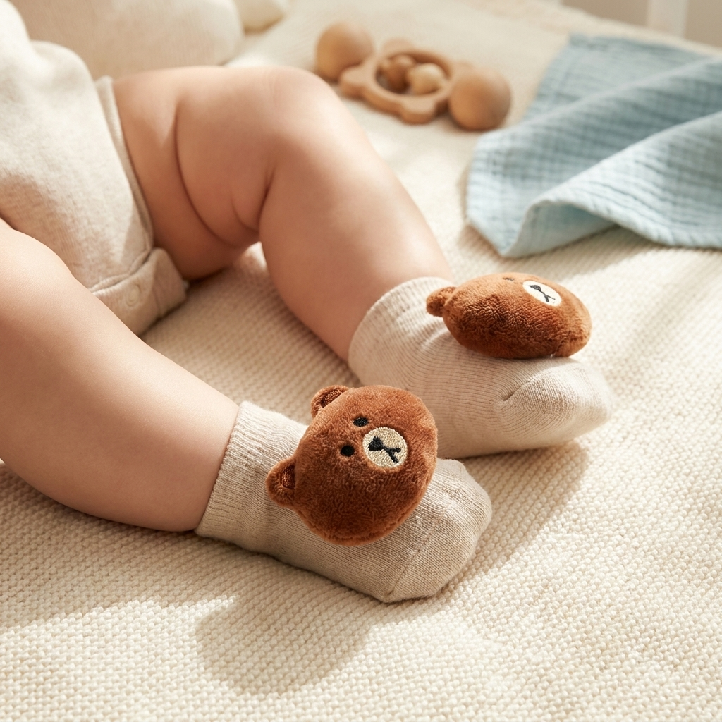 Cute Character Baby Ankle Socks – 9 Designs (3M TO 2YR)