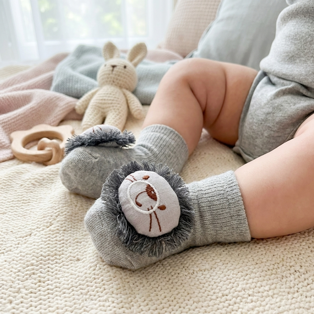 Cute Character Baby Ankle Socks – 9 Designs (3M TO 2YR)