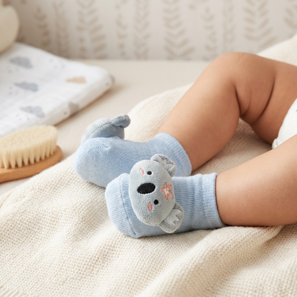 Cute Character Baby Ankle Socks – 9 Designs (3M TO 2YR)