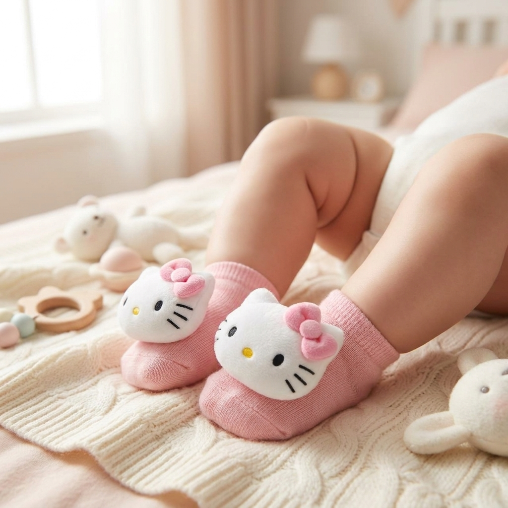 Cute Character Baby Ankle Socks – 9 Designs (3M TO 2YR)