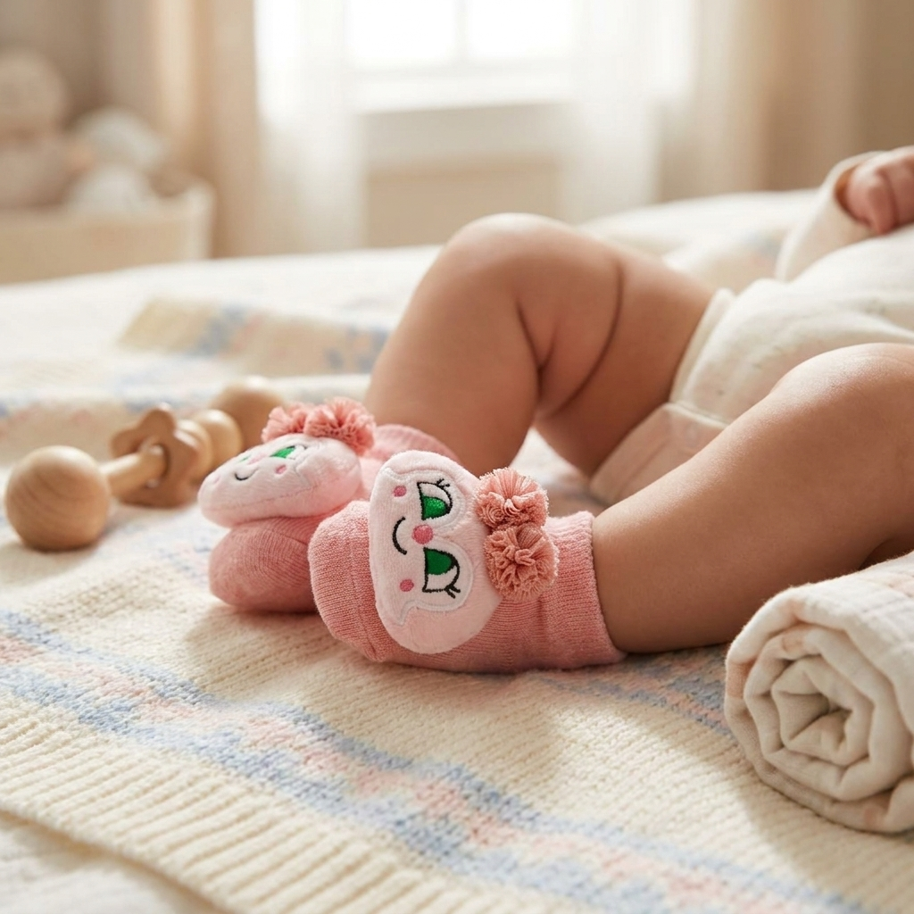 Cute Character Baby Ankle Socks – 9 Designs (3M TO 2YR)