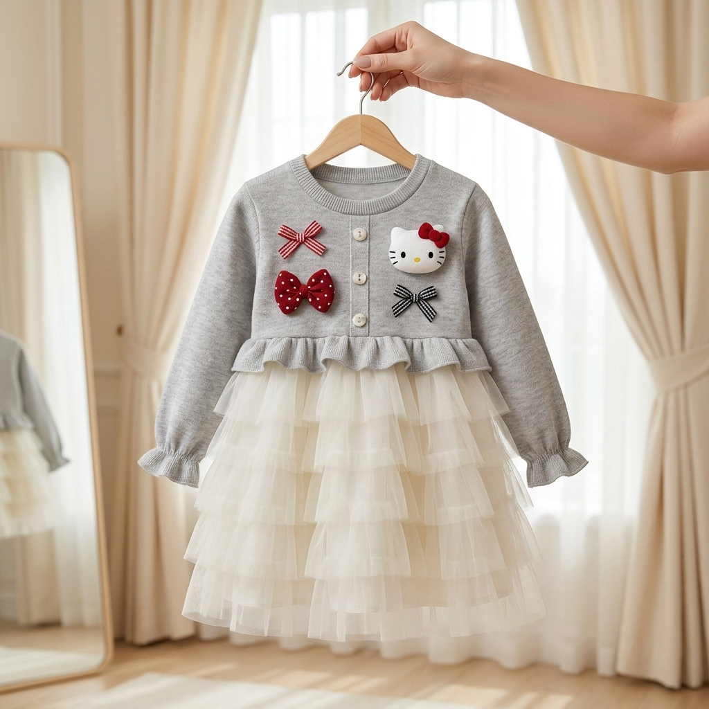 Girls Character Tulle Frock – 2 Colors