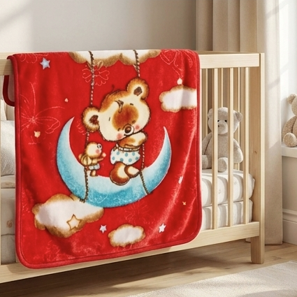 Ultra Soft Plush Baby Blanket – 39–48 Inches