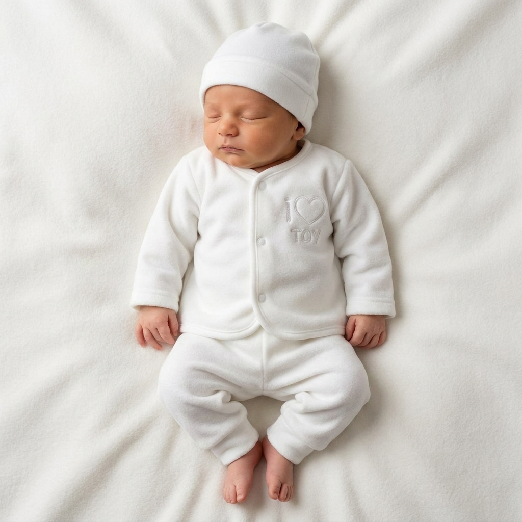 3-Pack Newborn Winter Fleece Outfit Sets