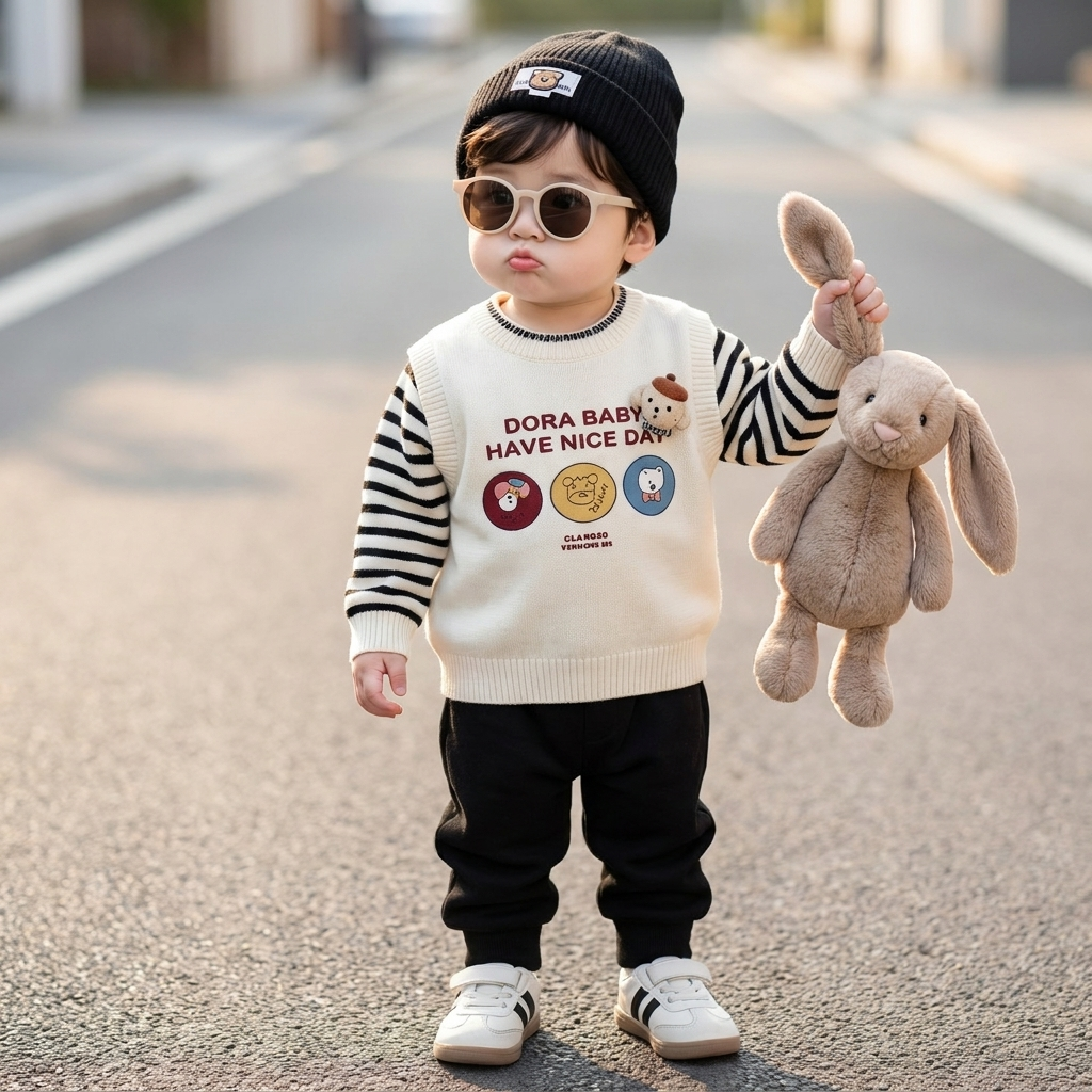 Little Explorer 3PC Cap, Shirt & Trouser Set