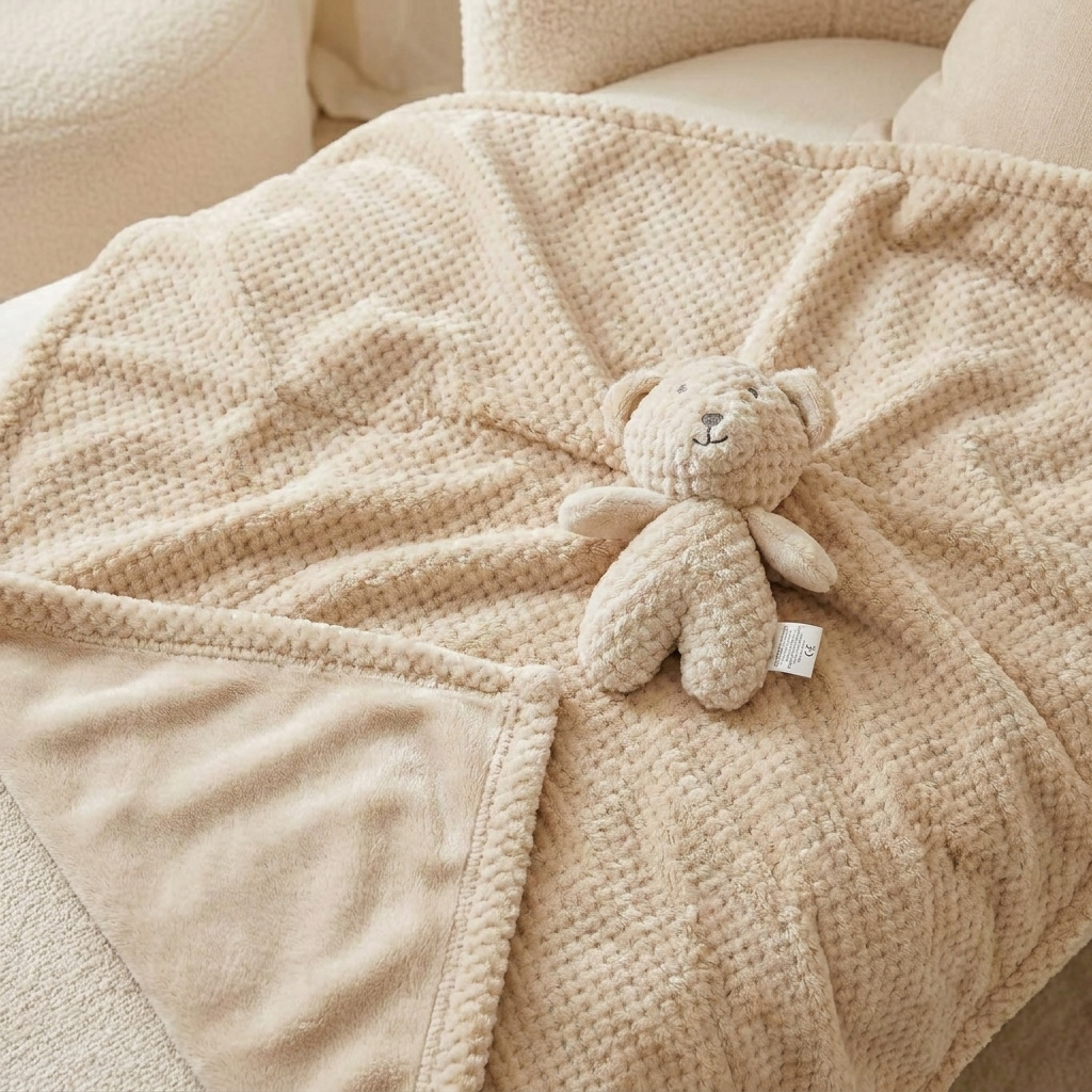 Soft Bear Baby Blanket – 30×40 Inches