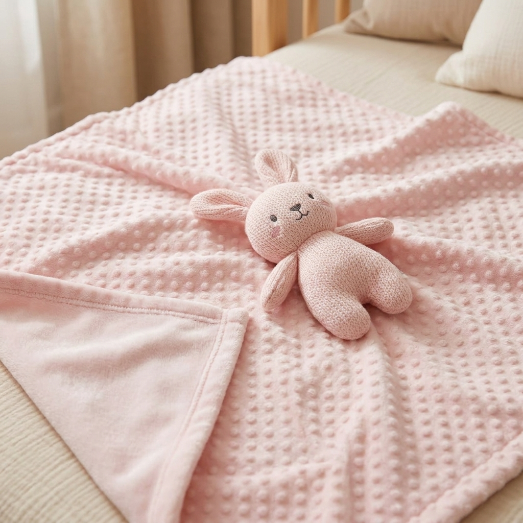 Soft Bunny Baby Blanket – 30×40 Inches