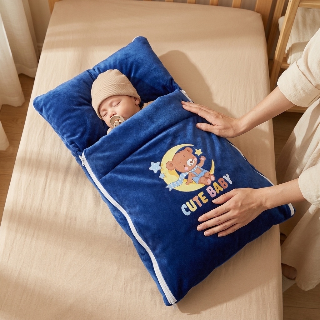 Premium Velvet Baby Carry Nest – 3 Colors | Faba Kids