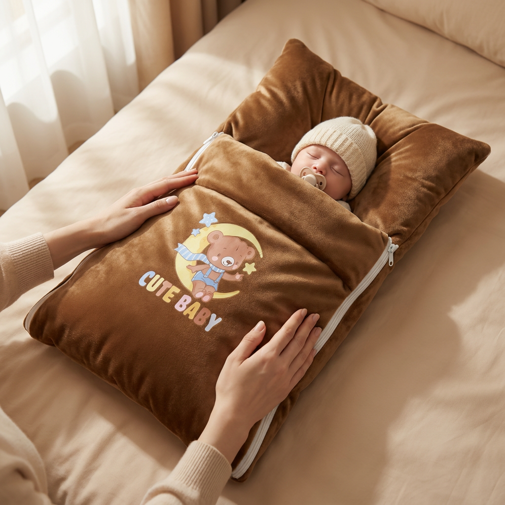 Premium Velvet Baby Carry Nest – 3 Colors | Faba Kids