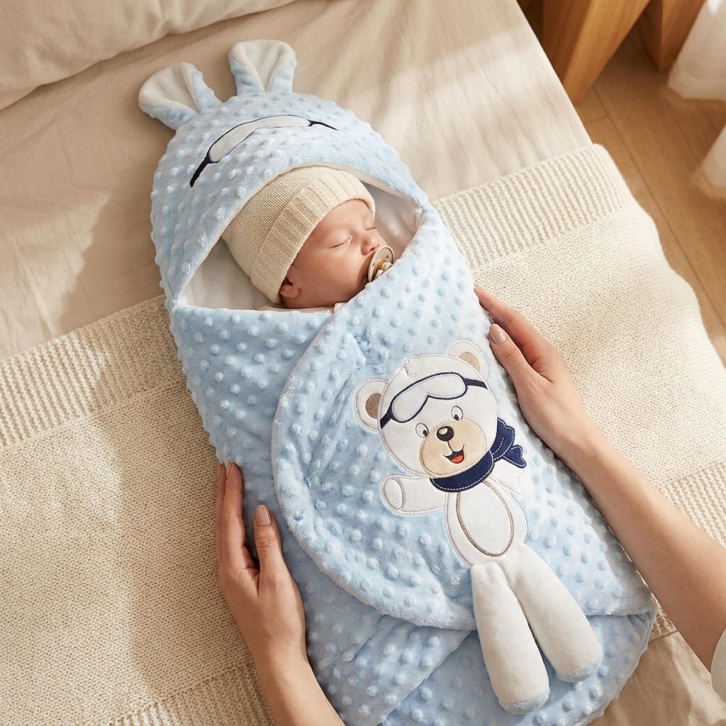 Minky Baby Carry Nest – 3 Colors | Faba Kids