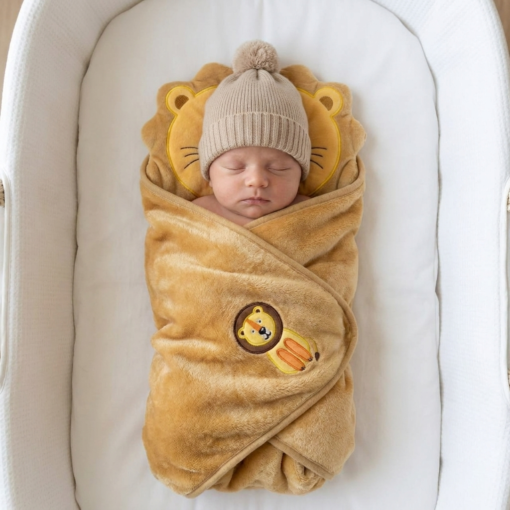 2-Piece Character Pillow & Baby Shawl Set – 5 Designs | Faba Kids