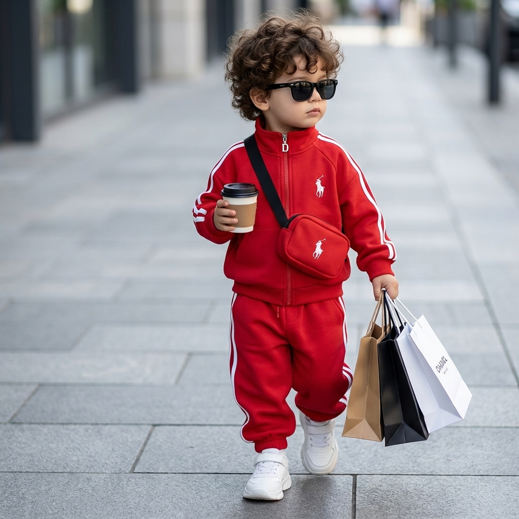 Boys 3PC Stripe Tracksuit with Bag – 3 Colors | Faba Kids
