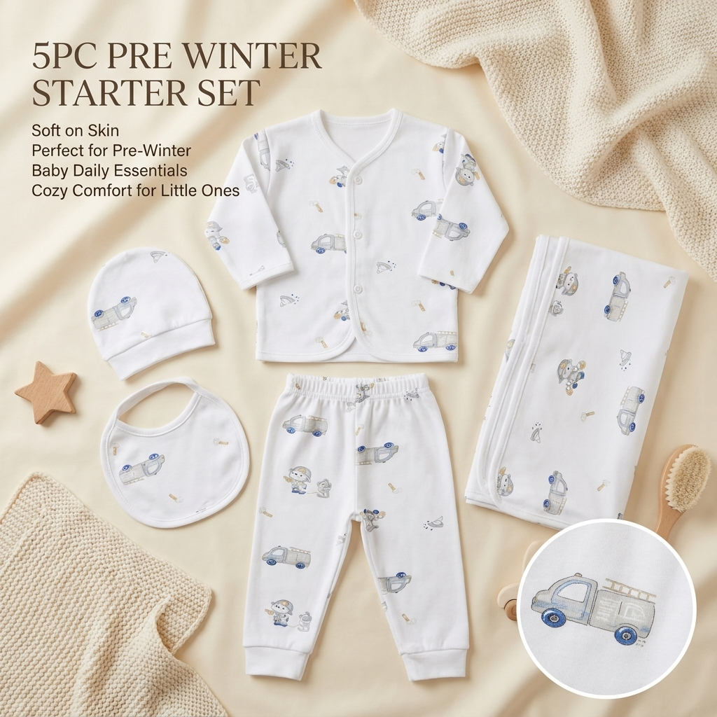 5-Piece Pre-Winter Baby Starter Set – 2 Colors | Faba Kids