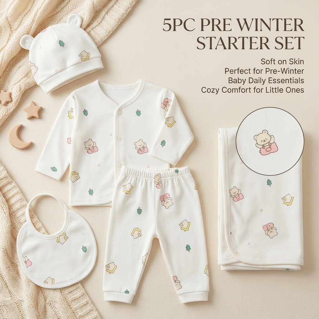 5-Piece Pre-Winter Baby Starter Set – 2 Colors | Faba Kids