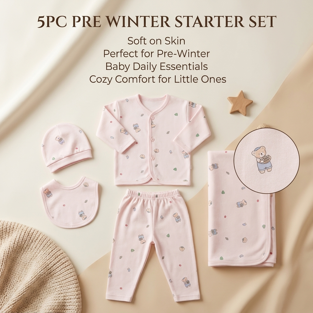 5-Piece Pre-Winter Baby Starter Set – 2 Colors | Faba Kids
