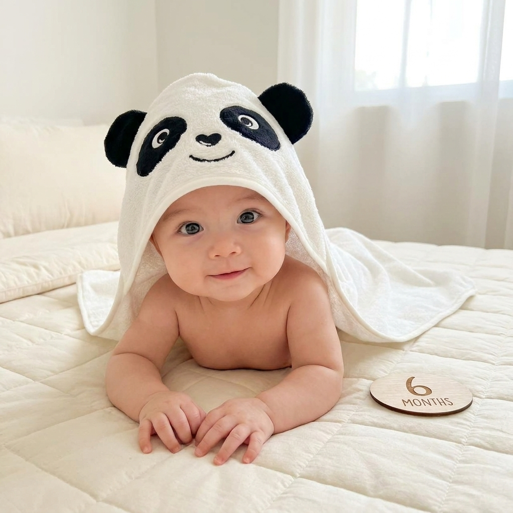 Baby Character Hooded Bath Towel – 5 Designs | Faba Kids
