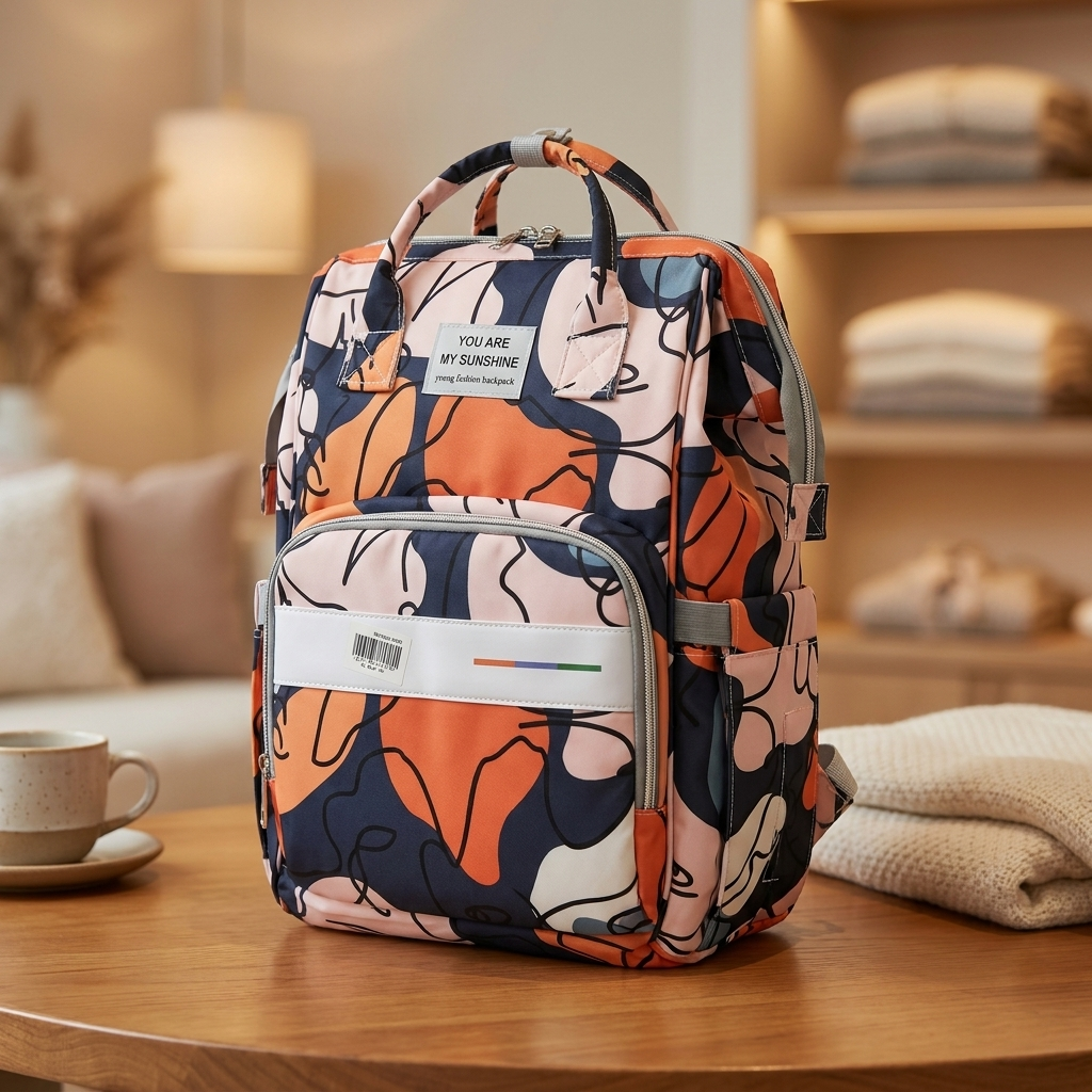 Printed Baby Diaper Backpack – 2 Designs | Faba Kids